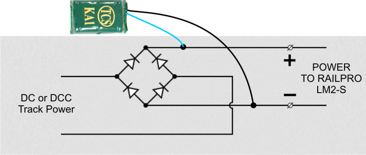 Keepalive with Railpro & Bridge Rectifier.JPG